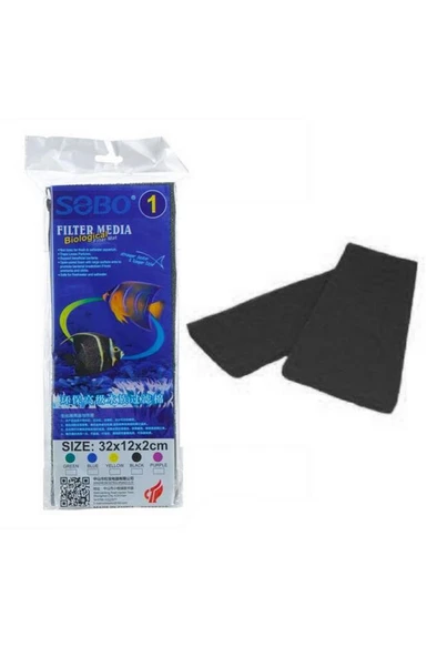 Sobo Filtre Süngeri 32x12x2 Siyah 462122