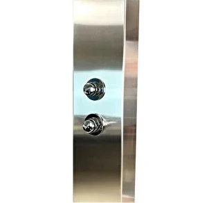 Havuz ve Bahçe Duşları Ayak Yıkamalı Baston Seri 2200X80MM-AISI304-1,2mm Parlak-ToptancıyızBiz - 2