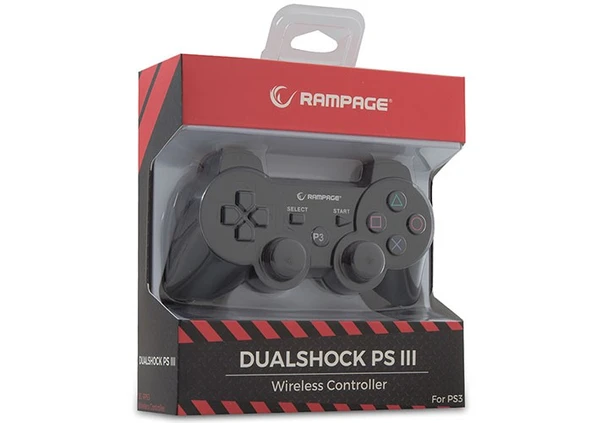 Rampage SG-RPS3 Siyah PS3 Bluetooth Çift Titreşimli Joypad (Şarj Kablosu Dahil) - 5