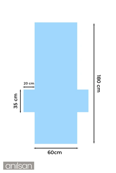%100 Pamuk Şezlong Havlusu 60x180 cm - Hızlı Kuruyan Plaj ve Havuz Havlusu - 8