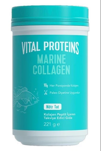 Vital Proteins Marine Collagen Nötr Tat 221g Toz