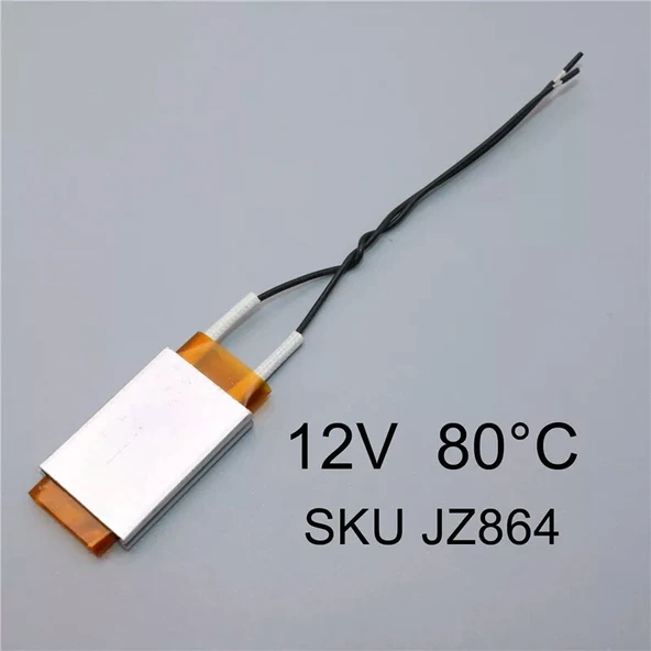 12V 80° Ptc Isıtıcı Alüminyum Alaşımlı Seramik Isıtıcı