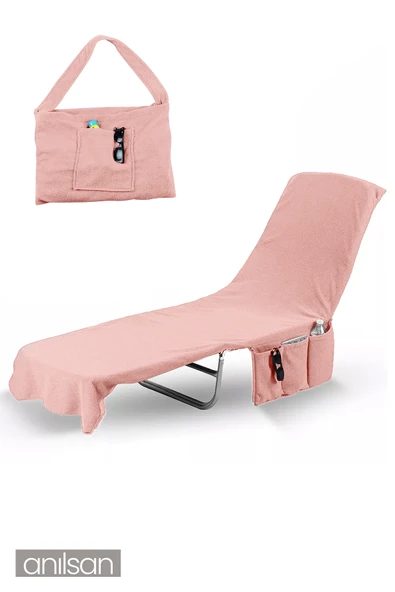 %100 Pamuk Şezlong Havlusu 60x180 cm - Hızlı Kuruyan Plaj ve Havuz Havlusu - 7