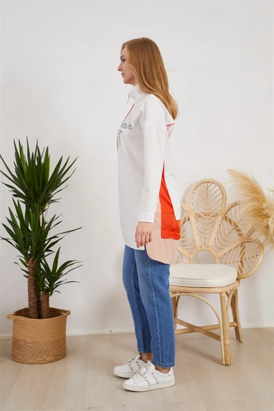 YARIM FERMUARLI SWEATSHİRT - 2