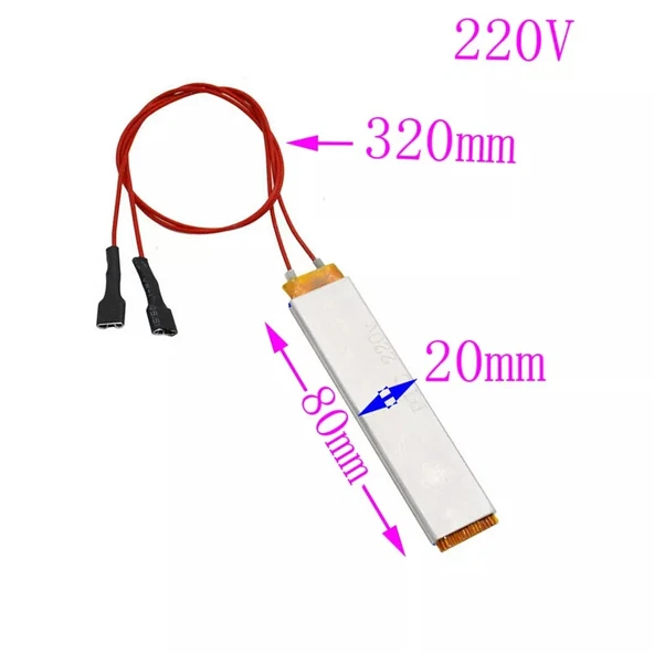 220V Ptc Isıtıcı Alüminyum Alaşımlı Seramik Isıtıcı Kuluçka