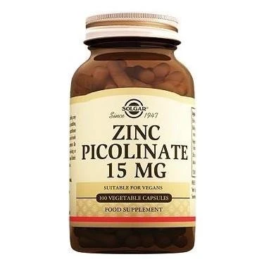 Solgar Zinc Picolinate 15 mg 100 Kapsül