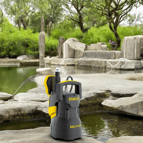 Stanley SXUP400PCE 400W Temiz Su Dalgıç Pompa - 6