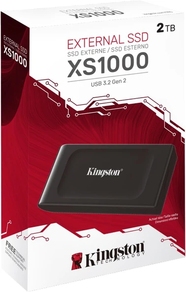 Kingston XS1000 SXS1000/2000G USB 3.2 2 TB Taşınabilir SSD - 2