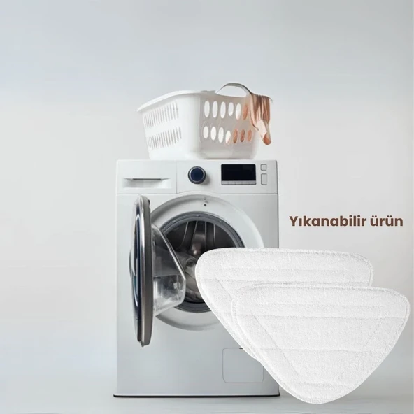 Kiwi KSC 4215 Buharlı Temizleyici ile Uyumlu Mop Bezi 2 'li - 3