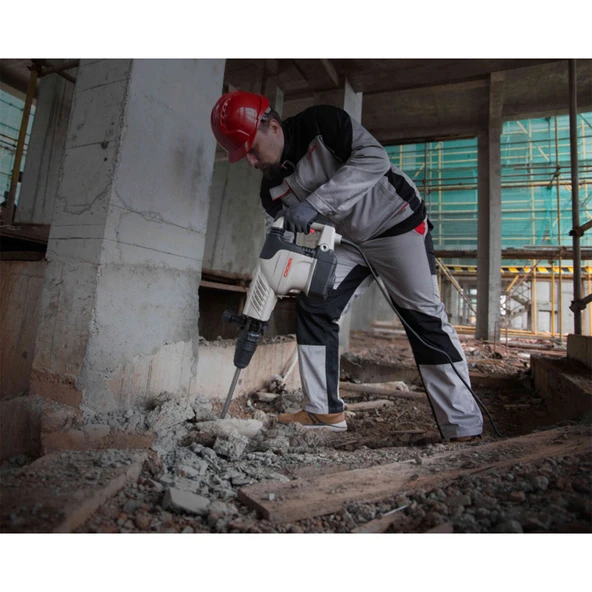 Crown CT18190 Kırıcı Delici Hilti 12 Kg Darbeli Matkap 1700 W Metal Beton Kömürlü Delme 19 Joule Güç - 3
