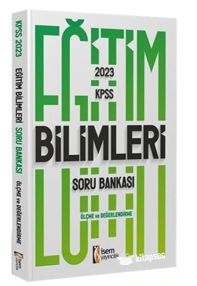 2023 KPSS Eğitim Bilimleri Ölçme ve Değerlendirme Soru Bankası İsem Yayınları