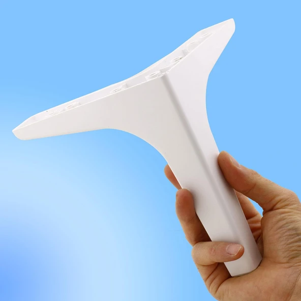 Mobilya Tv Ünitesi Konsol Koltuk Kanepe Destek Ayağı 17 Cm Beyaz Ayakları M8 Destek 6'lı Set - Resim 5