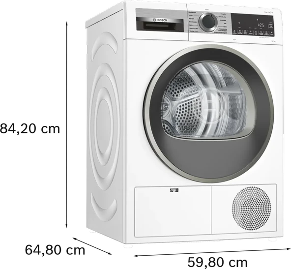 Bosch WQG25100TR 10 kg Çamaşır Kurutma Makinesi - 5