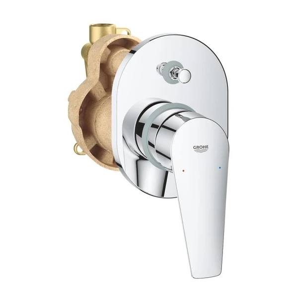 Grohe Bauedge Tek Kumandalı Banyo Bataryası Krom - 29039001