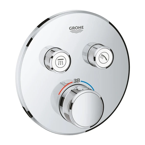 Grohe Grohtherm Smartcontrol Ankastre Termostatik Duş Bataryası Krom - 29119000