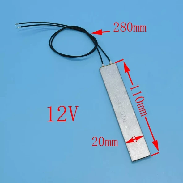 12v Ptc Isıtıcı Alüminyum Alaşımlı Seramik Isıtıcı Kuluçka Makine