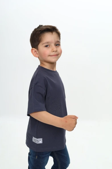 Toontoy Erkek Çocuk Rules Şapkalı Ayı Baskılı Tişört - 9
