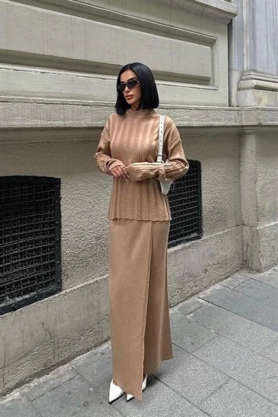 Darcy Etek Bluz Triko Takım 9969