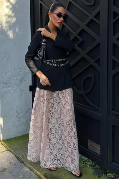 Maxi Dantel Etek 4047 - 4