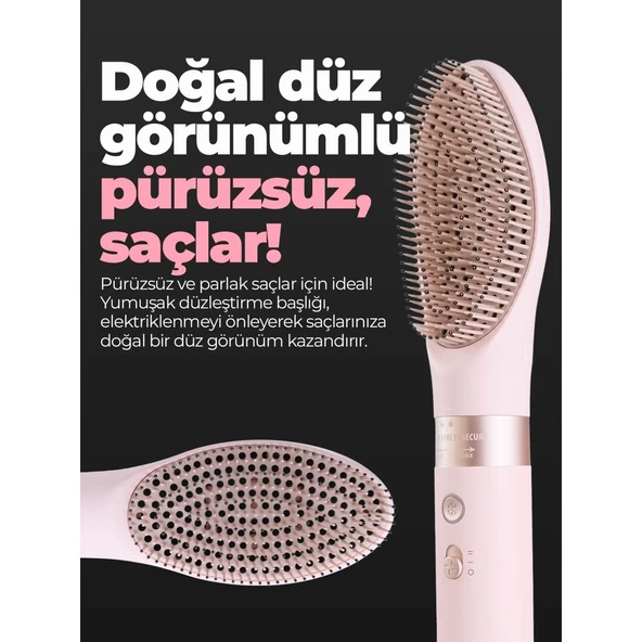 Pirantech KS-611 Airwrap 6in1 Saç Şekillendirme Seti - Resim 5