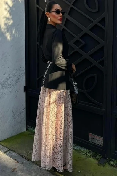 Maxi Dantel Etek 4047 - 5