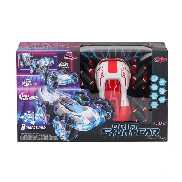 Nessiworld HG4-33 Kumandalı Müzikli Işıklı Drift Stuntu Akrobat Araba -Vardem