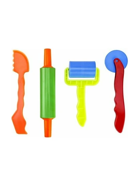 Bu-Bu Oyun Hamuru Kalıbı 4 Parça