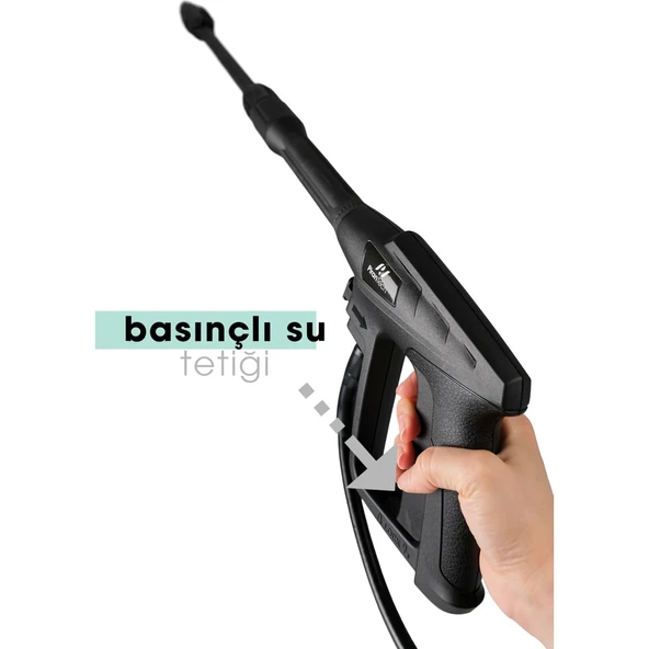 Pirantech VCR-100P Yüksek Basınçlı Oto Yıkama Maki - 8