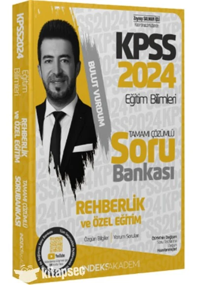 KPSS Eğitim Bilimleri Rehberlik ve Özel Eğitim Soru Bankası Çözümlü İndeks Akademi