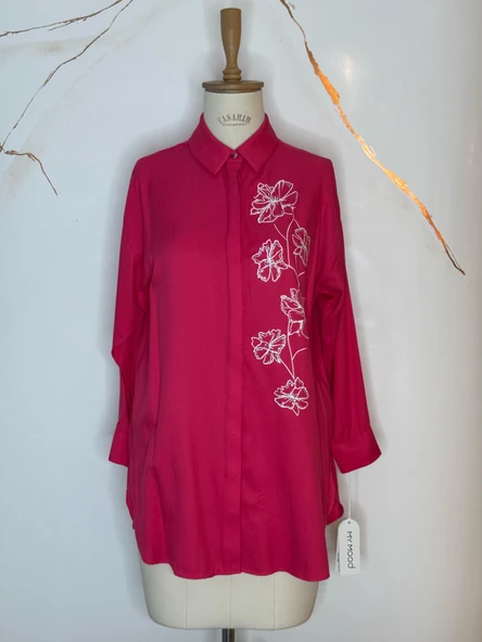 ÇİÇEK DESENLİ GÖMLEK - 4