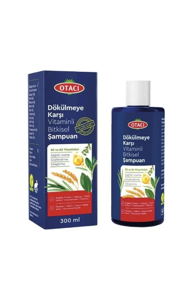Otacı Dökülmeye Karşı Vitaminli Bitkisel Şampuan 300 ml