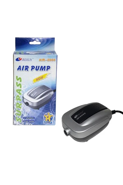 Resun Akvaryum Hava Motoru Tek Çıkışlı AIR 2000