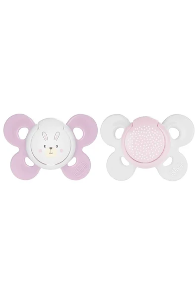 Chicco Physio Comfort Silikon Emzik 2li 0 Ay Kız