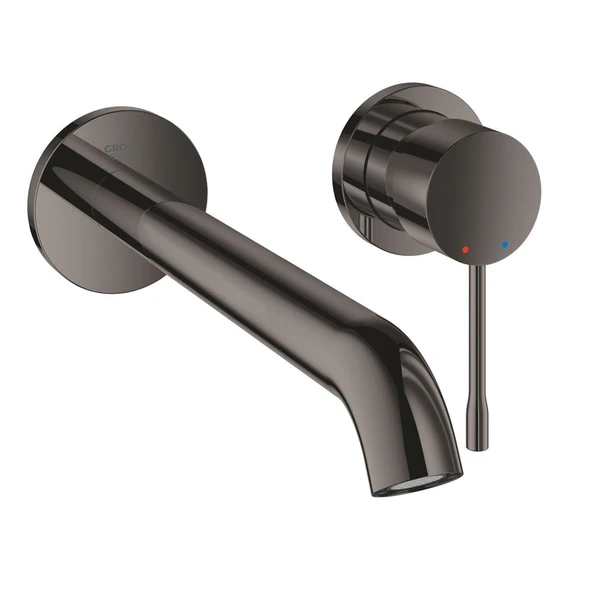 Grohe Essence İki Delikli Lavabo Bataryası L-Boyut Hard Graphite - 19967A01