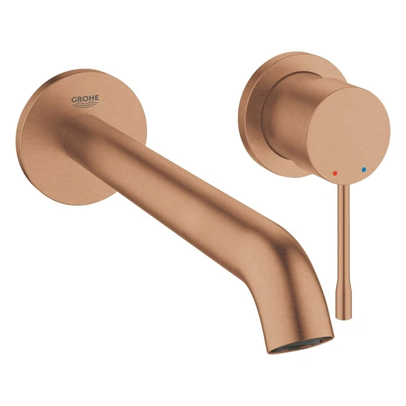 Grohe Essence İki Delikli Lavabo Bataryası L-Boyut Brushed Warm Sunset - 19967Dl1