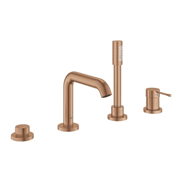 Grohe Essence Dört Delikli Küvet Bataryası Brushed Warm Sunset - 19578Dl1