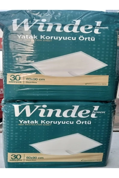 Yatak Koruyucu Örtü Windel (60CM X 90CM) 2x30'lu ( 60 Adet )