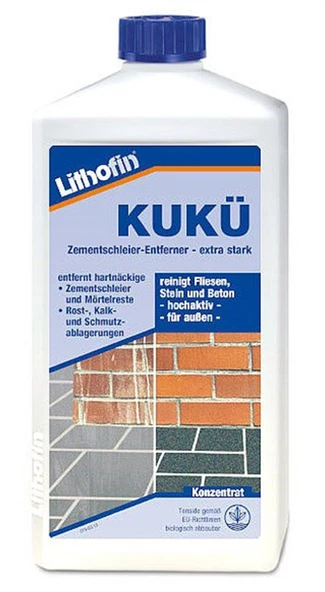 Lithofin Kukü Ekstra Güçlü Çimento Artığı Temizleyicisi 1 Lt - 56004