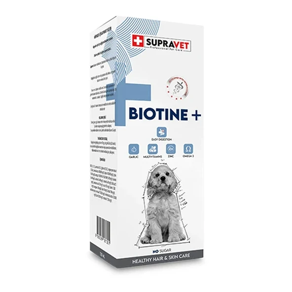Supravet Biotine Köpek Tüy Sağlığı Damlası 100 Ml