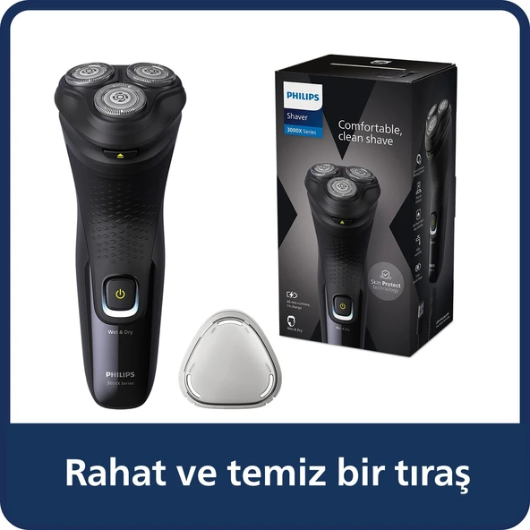 Phılıps 3000X Serisi Islak & Kuru Elektrikli Tıraş Makinesi - X3021/00