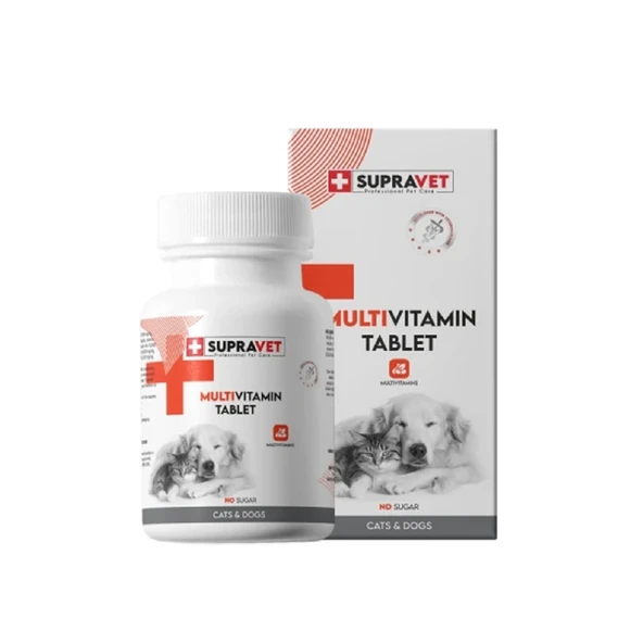 Supravet Multivitamin Kedi Köpek Vitamini 75 Tab
