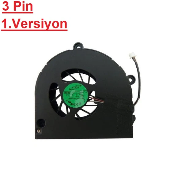 Toshiba Satellite A660, A660D, A665, A665D Notebook Cpu Fanı- Ver.1 (3Pin) - Resim 6