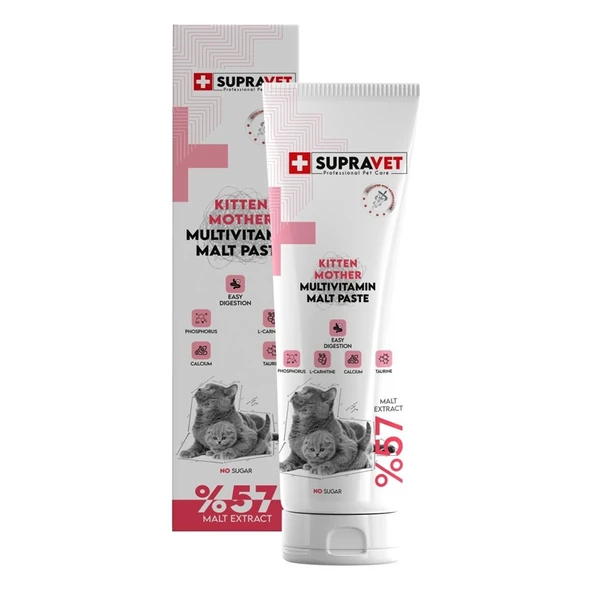 Supravet Kitten Multivitamin Yavru Kedi Macunu 30 Gr