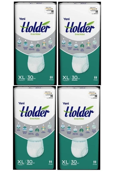 Holder Emici Külot Yetişkin Hasta Bezi X Large 30 x 4 Adet - 2