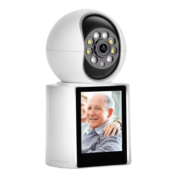 1080P Bebek İzleme Monitörü Kapalı Gözetim Video Çağrı Ev Güvenlik Kamerası Wifi PTZ IPS ekran