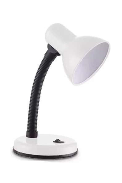 YL86-1001 Noas Berlin Spiralli Masa Lambası Beyaz Anahtarlı