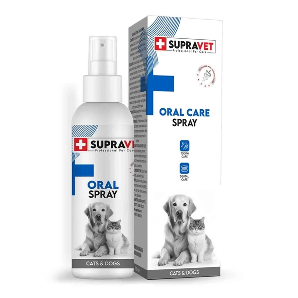 Supravet Oral Care Kedi Köpek Ağız Bakım Spreyi 100 Ml