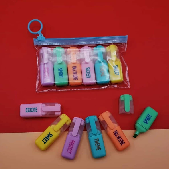 Periboia 6'lı Fosforlu Kalem