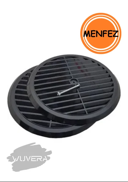Wuvera Doğalgaz Cam Menfezi (Siyah) – Estetik ve Güvenli Havalandırma Çözümü! - 2