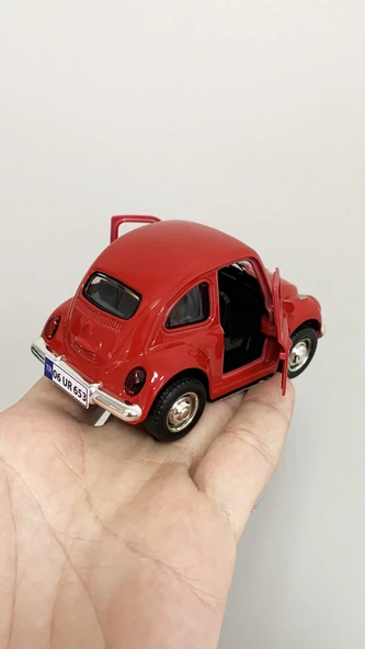 Kırmızı Vosvos 10 cm Kişiye Özel Plakalı - 6
